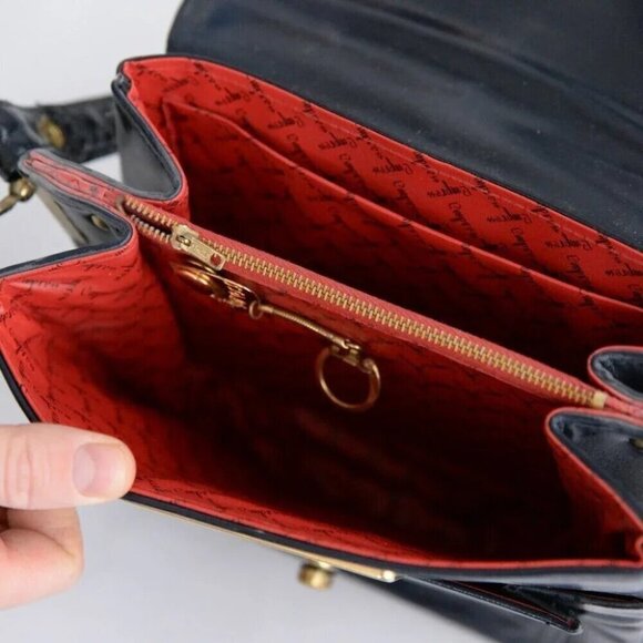 Late 50s/ Early 60s Empress Patent Leather Handbag - Picture 12 of 15